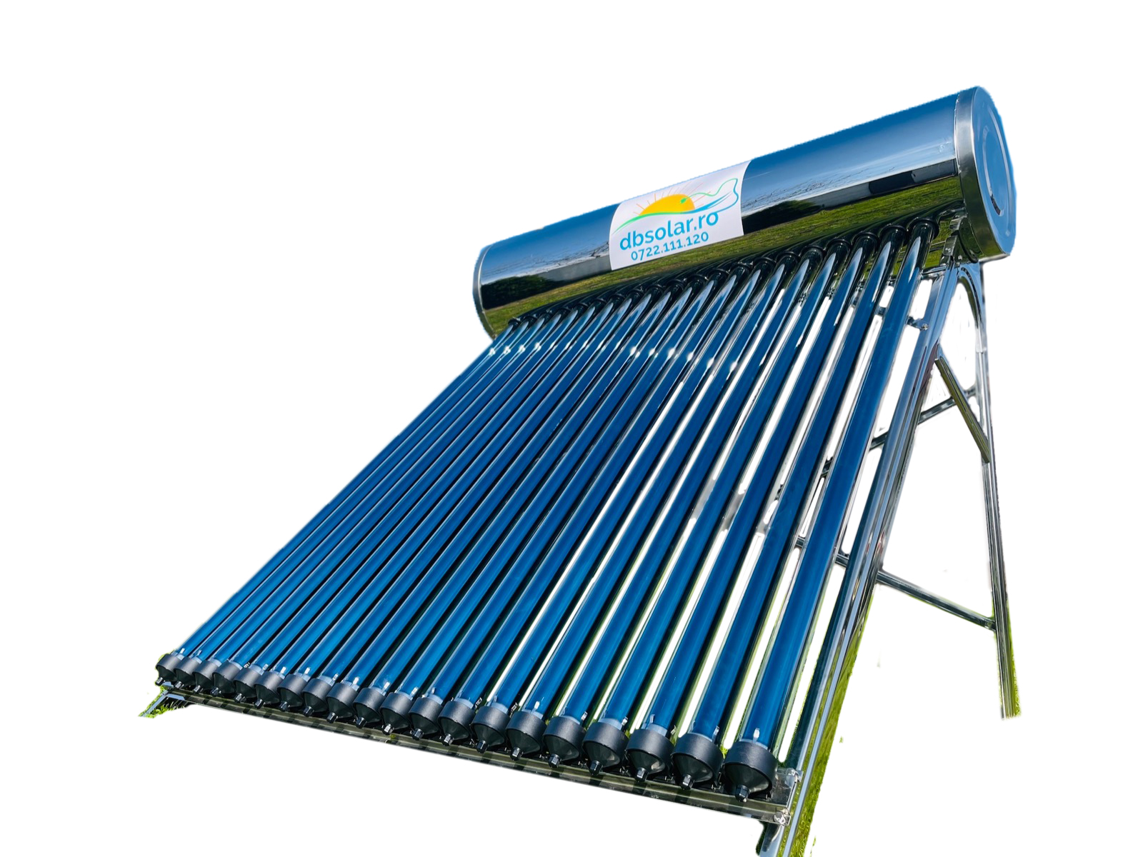 Panouri solare presurizate - Panou Solar Presurizat HEAT PIPE 200L INOX 20 tuburi  apa calda