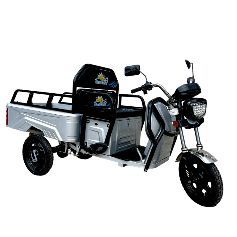 Triciclu Tricicleta Electrica Cargo TUK TUK Bena Basculabila 2 Locuri Baterie 20Ah Scuter [5]