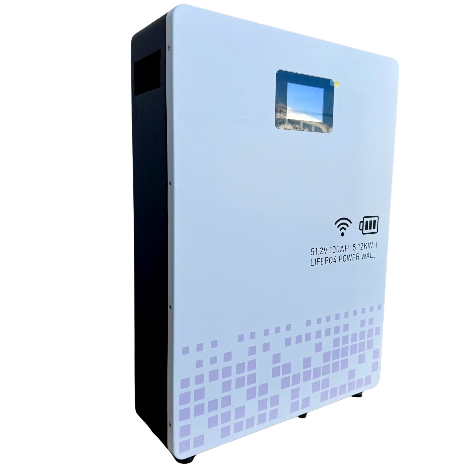 Baterii Gel & Lithium - Baterie LiFePO4 51.2 V 100 Ah (5.12 kWh) cu Ecran Tactil 3.5″ și WiFi – Ideală pentru Sisteme Solare Off-Grid sau Backup de Urgență [2]