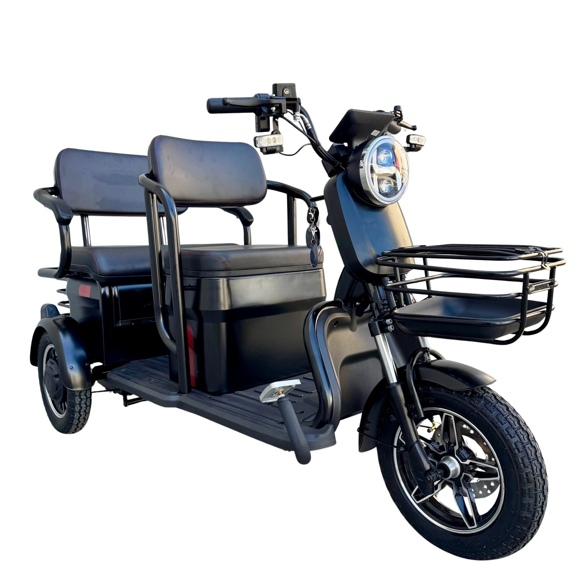 Triciclete electrice - Tricicleta Electrica Triciclu cu 2 Locuri Baterie 20Ah Viteza maxima 25km/h [2]