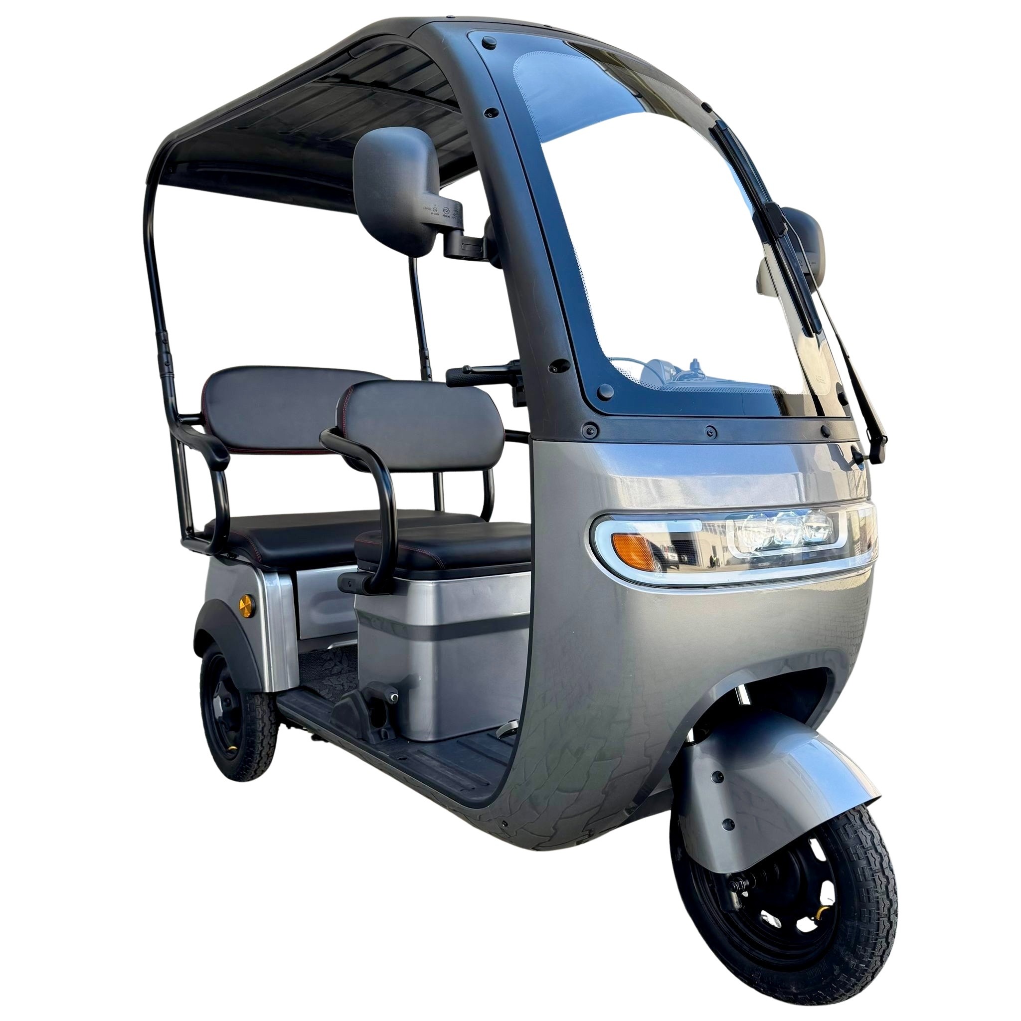 RESIGILAT Tricicleta Electrica Triciclu cu 2 Locuri Baterie 20Ah Viteza maxima 25km/h [2]