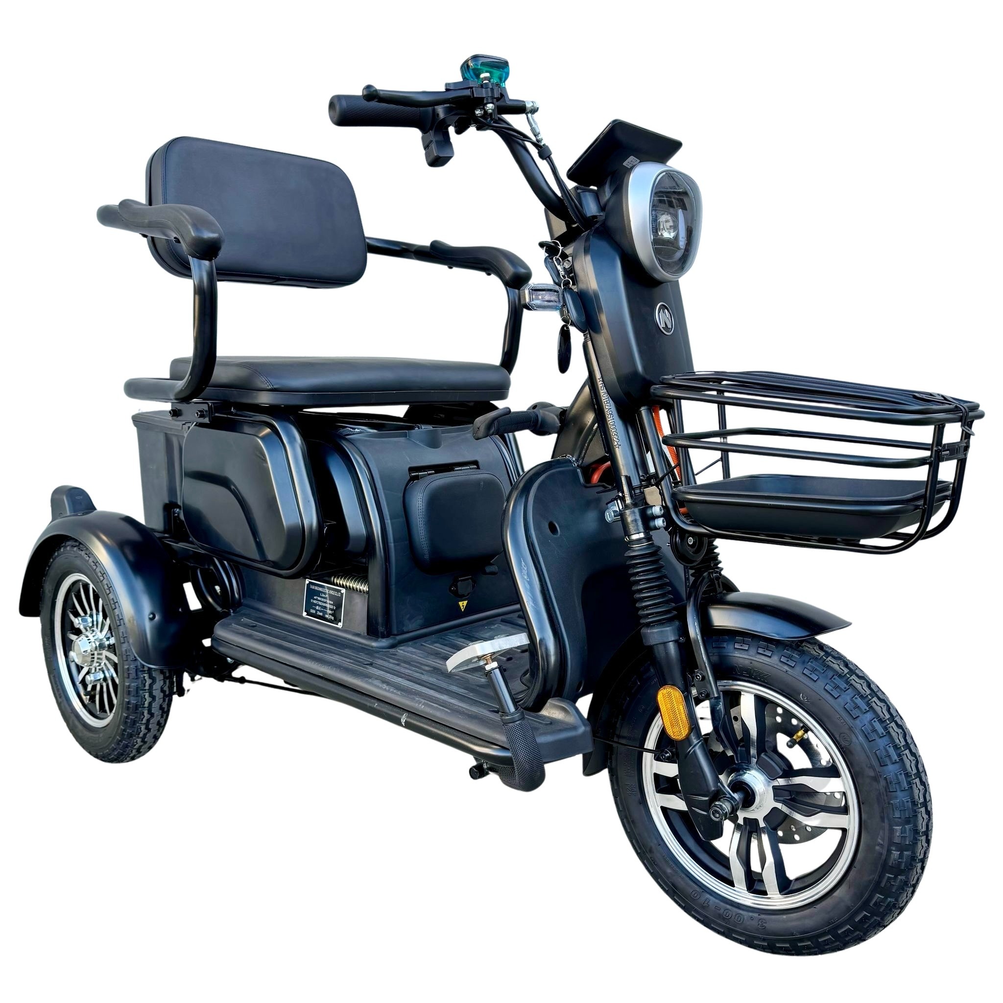 Triciclete electrice - Tricicleta Electrica Triciclu cu 2 Locuri Baterie 20Ah Viteza maxima 25km/h [2]