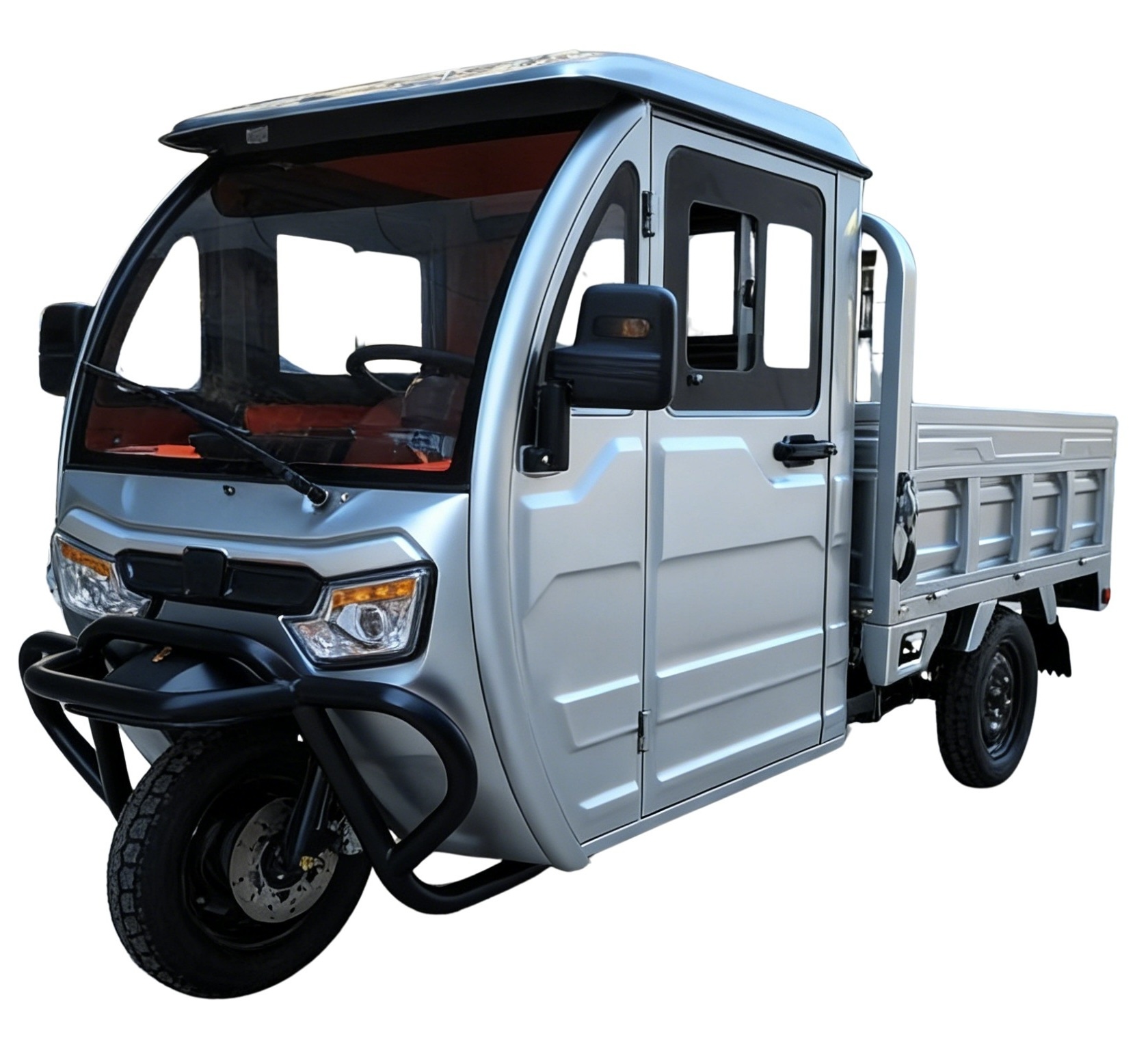 Triciclete electrice - Tricicleta Electrica cu Cabina incalzita, Volan, CIV RAR inclus, Triciclu Cargo TUK TUK Bena Basculabila 2 Locuri Baterie 58Ah Triciclete electrice - Tricicleta Electrica cu Cabina incalzita, Volan, CIV RAR inclus, Triciclu Cargo TUK TUK Bena Basculabila 2 Locuri Baterie 58Ah