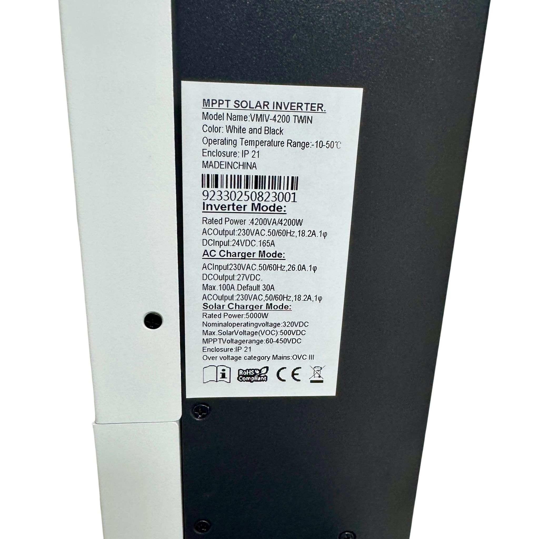 Invertoare solare pentru panouri - Invertor solar Offgrid 24V 4,2Kw 8,4Kw Sinus Pur WIFI cu regulator MPPT 120A [2]