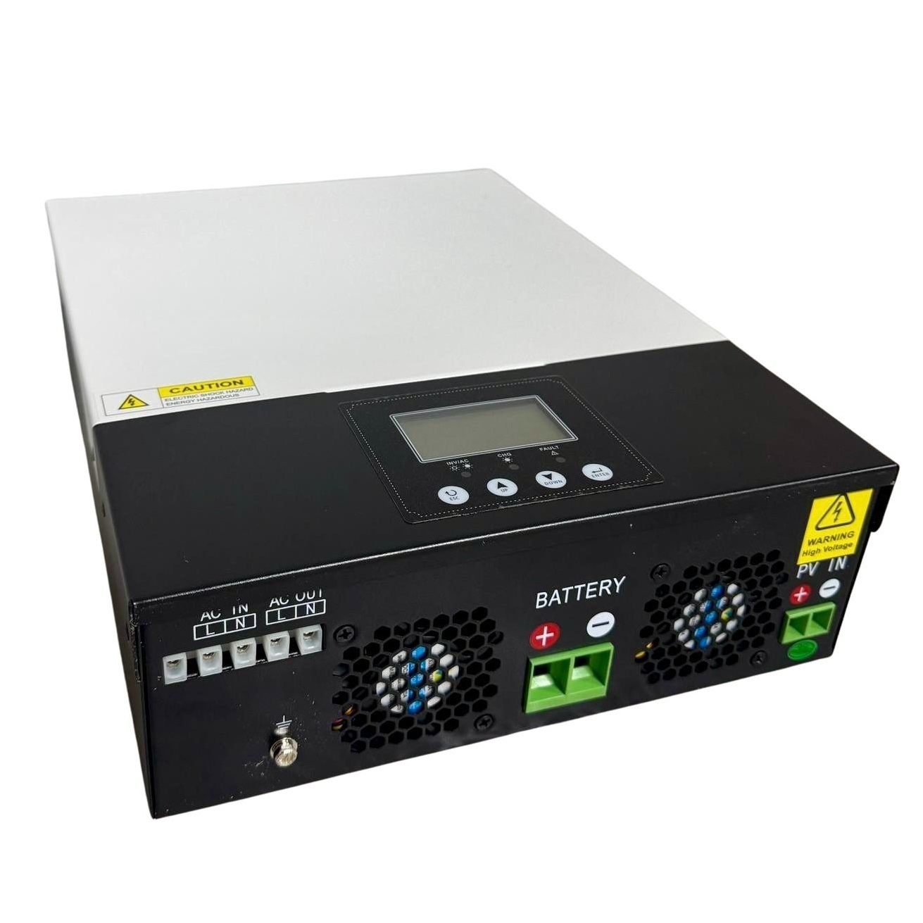 Invertoare solare pentru panouri - Invertor solar Offgrid 24V 3 Kw 6Kw Sinus Pur Cu Regulator 80A mppt incorporat [2]